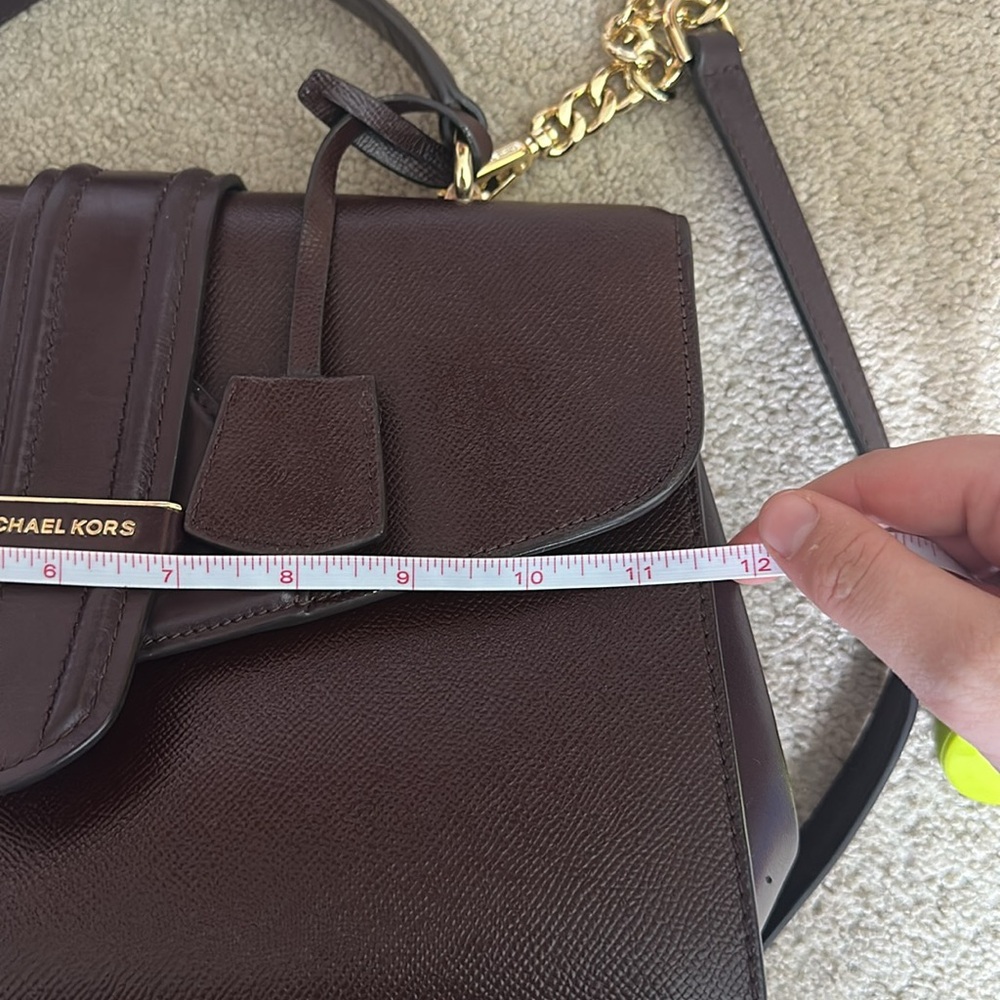 Michael Kors dark wine Leather Handbag - Picture 6 of 11